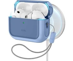 Dėklas ESR Orbit Halolock MagSafe case for AirPods Pro - mėlynas