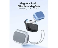 ESR Orbit HaloLock MagSafe dėklas, skirtas AirPods Pro 3 - baltas