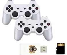 Dėklas Plaion GameBox HY00 64bit Retro 20K Spēle 4K USB stiks konsole priekš Android Box x2 bezvadu kontrolieri Balta
