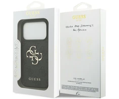 Dėklas Guess 4G Big Logo Case, skirta iPhone 17 Pro / 18 Pro – juoda