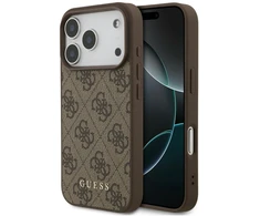 Dėklas Guess 4G Classic skirtas iPhone 18 Pro / iPhone 17 Pro ruda