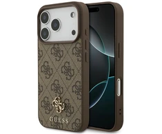 Dėklas Guess 4G Small Classic Logo MagSafe Case for iPhone 17 Pro / 18 Pro - Brown