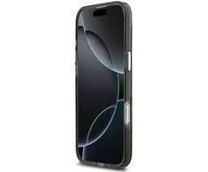 GUESS dėklas, skirtas IPHONE 17 Air, suderinamas su MagSafe GUHMP17MHGTMLCGK (IML gradientas su trikampio logotipu), juodas