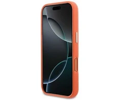 Dėklas GUESS case for IPHONE 17 Pro Max GUHCP17X5PS4RGGO (PU FW Resin Logo) oranžinis