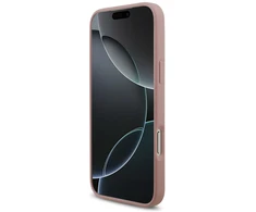 Dėklas Guess Fixed Glitter Big 4G Case for iPhone 18 Pro Max / 17 Pro Max – Rožinė