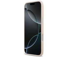 Dėklas GUESS Grained Big 4G &amp; Classic Logo skirtas Apple iPhone 17 Air rožinės spalvos