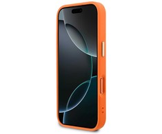 Dėklas Guess Peony Hot Stamp MagSafe Case for iPhone 17 Pro Max - Oranžinis