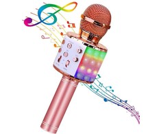 Mikrofonas Royal Song WS-858 rausvas