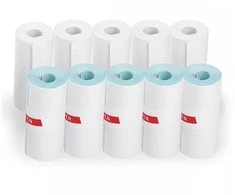 Lipdukų spausdinimo popierius mini spausdintuvams 57x30mm, 10 vnt, baltas