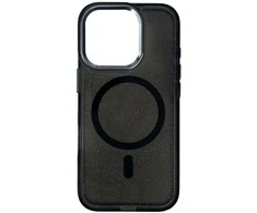 Dėklas Glitter Case MagSafe na iPhone 16 Pro - juoda su brokatem