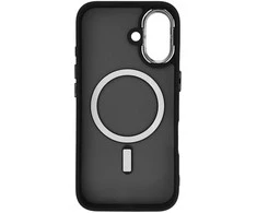 Dėklas Hurtel Magnetic Collection MagSafe iPhone 16 Case - Juodas