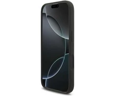 Dėklas Karl Lagerfeld case for IPHONE 17 compatible with MagSafe KLHMP17SSCMKCRHK (Silicone KC Body Ring) juodas