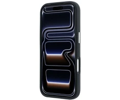 Karl Lagerfeld Smooth Ikonik Sketch MagSafe dėklas iPhone 18 Pro Max / 17 Pro Max - Juodas