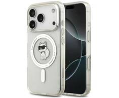 Karl Lagerfeld IML Choupette MagSafe - dėklas skirtas Apple iPhone 17 Pro transparent