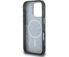„Karl Lagerfeld IML“ leopardo rašto „MagSafe“ dėklas, skirtas „iPhone 16 Pro Max“ – Juodas