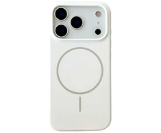 Marka Niezdefiniowana - Dėklas iPhone 18 Pro Max / 17 Pro Max su magnetiniu užsegimu, skysto silikono, apsaugantis nuo kritimo, telefono galinis dangtelis – Baltas