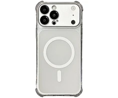 Marka Niezdefiniowana - iPhone 18 Pro Max / 17 Pro Max magnetinis TPU dėklas su nuimamu fotoaparato dangteliu – permatomas