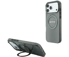 Dėklas Mercedes AMG IML Double Layer Urban Line Case with Ring Stand MagSafe for iPhone 18 Pro Max / 17 Pro Max - Gray
