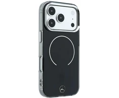 Mercedes dviejų sluoksnių ikoniško logotipo MagSafe dėklas iPhone 18 Pro Max / 17 Pro Max - Juodas