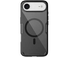 Nillkin Nature TPU Pro Magnetic dėklas suderinamas su MagSafe skirtas Apple iPhone 17 Air – Translucent juodos spalvos