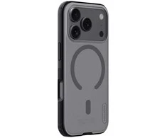Nillkin Super Frosted Shield Pro Magnetic Dėklas skirtas Apple iPhone 17 Pro skaidrus juodos spalvos