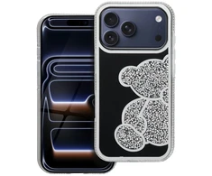 Dėklas Oem Case for iPhone 17 Pro / 18 Pro Teddy Bear sidabrinis