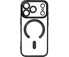 OEM dėklas, skirtas iPhone 17 Pro / 18 Pro, Electro Mag dėklas, suderinamas su MagSafe juodas
