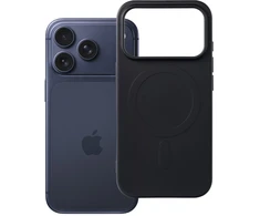 OEM dėklas, skirtas iPhone 17 Pro / 18 Pro silikoniniam Mag dėklui, suderinamas su MagSafe (didelė skylė), juodas