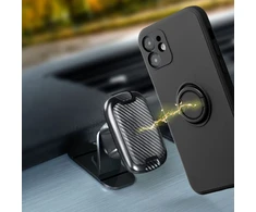 Dėklas Oem Case for iPhone 17 Pro / 18 Pro Silicone Ring juodas