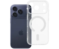 Dėklas Oem Case for iPhone 17 Pro / 18 Pro Clear Case 2 mm Mag Cover compatible with MagSafe (camera protection) transparent