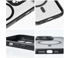 OEM dėklas, skirtas iPhone 17 Pro / 18 Pro, pilnai matinis Mag dėklas, suderinamas su MagSafe juodas
