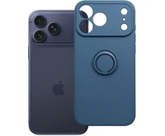OEM dėklas, skirtas iPhone 17 Pro Max / 18 Pro Max silikoniniam žiedui, tamsus mėlynas