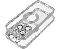 Dėklas Oem Case for iPhone 17 PRO Glam sidabrinis