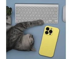 Dėklas Oem Case for iPhone 17 PRO MAX Silicone 2mm compatible with MagSafe yellow