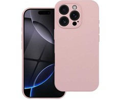 Dėklas Oem Case for iPhone 17 Silicone 2mm (camera protection) compatible with MagSafe powder pink