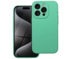 OEM dėklas, skirtas iPhone 17 Pro Max / 18 Pro Max (žemas kameros kraštas), silikoninis 2 mm (apsauga nuo kameros), mėtinis