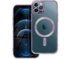 Dėklas Oem Case for iPhone 12 PRO Electro Mag Cover compatible with MagSafe violetinė