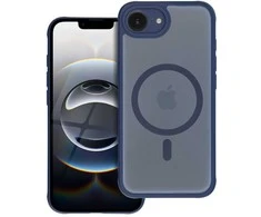 OEM dėklas, skirtas „iPhone 14 PRO“ visiškai matinis „Mag“ dėklas, suderinamas su „MagSafe“ mėlynas