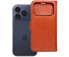 Dėklas Oem MEZZO Book case for IPHONE 17 PRO MAX cats ruda