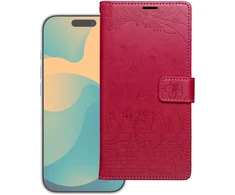 OEM MEZZO dėklas, skirtas „Redmi Note 15 PRO 4G“, katėms, raudonas
