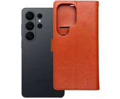 OEM MEZZO dėklas, skirtas „Redmi Note 15 PRO 5G“ katėms, rudas