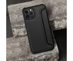 OEM atverčiamas dėklas iPhone 17 PRO / 18 PRO Razor Book juodas