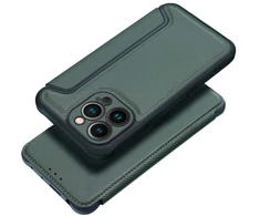 Dėklas Oem Flip case for iPhone 17 PRO Razor Book dark žalias