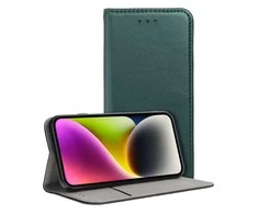 Dėklas Oem Flip case for Motorola EDGE 70 Smart Magneto dark žalias