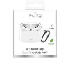 Dėklas Puro 0.3 Nude Case for AirPods Pro 3 - Transparent