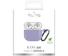 Dėklas Puro Icon Case for AirPods 4 - Violetinė