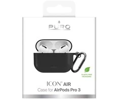 Dėklas Puro Icon Case for AirPods Pro 3 - Juodas