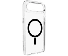 Puro Lite Mag TPU+PC dėklas, suderinamas su „MagSafe“, skirtas „iPhone 17 Air“ – skaidrus su juodu žiedu