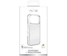 Dėklas Puro Plate Mag Case for iPhone 17 Pro Max Compatible with MagSafe - Baltas