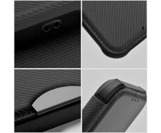 OEM atverčiamas dėklas iPhone 16e (SE 4 2025) Razor Book juodas